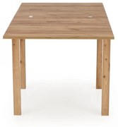 GRACJAN stół kolor dąb craft, prostokątny, rozkładany, 4.6 osób, tradycyjny