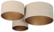 Beżowo-złota plafoniada w stylu glamour Z2-E25