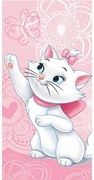 Różowy bawełniany ręcznik dziecięcy 70x140 cm Marie Cat "Butterfly" – Jerry Fabrics