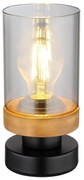 Globo 15557T - Lampa stołowa FINCA 1xE27/40W/230V metal/drewno
