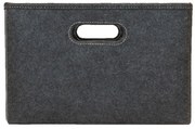 Szary materiałowy element regału modułowego 32x21 cm Z Cube – Tenzo