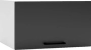Szafka kuchenna wisząca 60 DENIS W60 OKGR/560 czarna mat STOLKAR