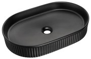 COMAD BEYOND 3 BLACK (E-6531) - Umywalka na blat BEYOND 56x36 cm matowa czarna