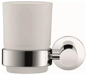 Duravit 99191000 - Uchwyt ścienny na szczoteczki do zębów D-CODE, lewy, chrom błyszczący