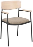 Beżowo-naturalne krzesła zestaw 2 szt. Maymont – Rowico