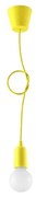 Żółta lampa wisząca ø 5 cm Rene – Nice Lamps