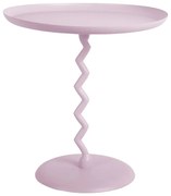 Metalowy okrągły stolik ø 40 cm Zig Zag – Leitmotiv