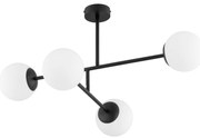 Żyrandol natynkowy DILON 4xE14/10W/230V czarny