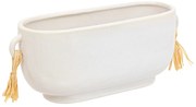 Ceramiczna doniczka z ozdobnymi chwostami, 30 cm