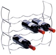 Metalowy stojak na wino - 3 sztuki w komplecie, ZELLER