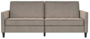 Beżowa aksamitna sofa 207 cm Presley – Støraa