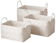 Zestaw koszyków tekstylnych LEVORO, 3 szt.