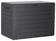 Skrzynia ogrodowa Woodebox 190 l antracytowa PROSPERPLAST