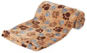 Beżowy polarowy koc dla psów 100x70 cm Trixie Laslo – Plaček Pet Products