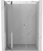 Mexen Mist drzwi prysznicowe uchylne 120 cm, transparent, chrom - 8A4-120-001-01-00
