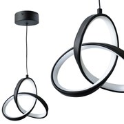LAMPA SUFITOWA WISZĄCA LED APP1784-CP CZARNA