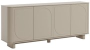 Kredens 4-drzwiowy - Taupe - BRISTANA