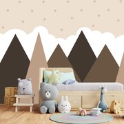 Fototapeta - Góry i chmury (196x136 cm)