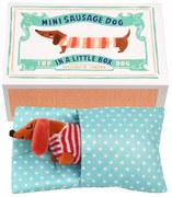 Zabawka pluszowa Mini Sausage Dog in a Little Box – Rex London