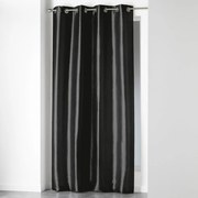 Czarna zasłona z mikrosatyny 140x240 cm Shana – douceur d'intérieur