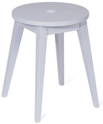 Biały stołek z drewna kauczukowego Club – Bonami Selection