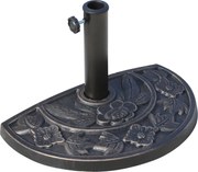 Outsunny Stojak do Parasola 50x31x33cm Podstawa Parasolowa Brązowa | Aosom PL