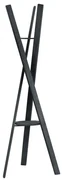 Czarny wieszak z litego drewna dębowego 62x176 cm Rakku – Blomus