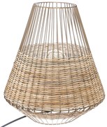Lampa z wikliny i metalu CHERAW, 33,5 cm