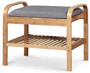 Stojak na buty ST-12 szary/naturalny HALMAR