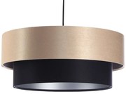 Kremowo-czarna podwójna lampa nad stół - 4X S414 G3-C08