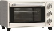 Mini Piekarnik HOMCOM, 3 tryby, do 230° C, 1400W, z akcesoriami, 46x38,5x29cm, Kremowy