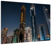 Obraz miasta nocą (70x50 cm)