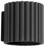 Kinkiet AURA czarny G9 ryflowany  SOLLUX  LIGHTING