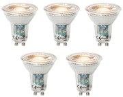 Zestaw 5 GU10 dimbare LED lamp 3W 200 lm 2200 - 6500K