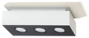 Plafon MONO 3 biały/czarny SOLLUX  LIGHTING
