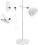 LED ładowalna lampa biurkowa 4w1 4,2W 3,7V 4000K biała, ściemnialna, magnetyczna