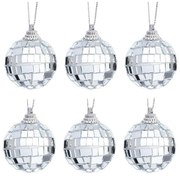 Plastikowe bombki zestaw 6 szt. ø 4 cm Mirror Ball Mini – Sass &amp; Belle
