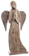 InDecor Anioł z drewna mango, 41 x 11,5 x 108 cm, 108 cm
