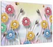 Obraz - Kolorowa łąka (70x50 cm)