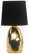 Lampa stołowa z tekstylnym kloszem (wysokość 43 cm) Hierro – Candellux Lighting
