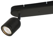 Lampa sufitowa PORTER 2XGU10 IP44, czarny, kierunkowy, podwójny