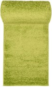 Zielony chodnik dywanowy shaggy na metry N6-S74