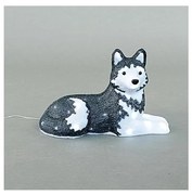 Dekoracja zewnętrzna LED/3,6W/230V IP44, zimne białe światło, Husky