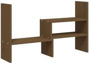 Półka Na Biurko Z Drewna Sosnowego Miodowy Brąz S7-G28