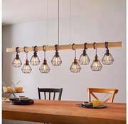 Eglo 44077 - Żyrandol na linkach TOWNSHEND 9xE27/60W/230V