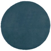 Okrągły dywanik futrzany