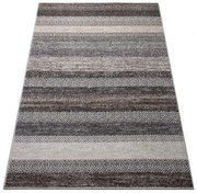 Dywan nowoczesny Perlage Pasy szaro-beżowy 80 cm x 150 cm