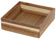 Drewniany organizer na biurko HEDO do szuflady, 15 x 15 x 5 cm