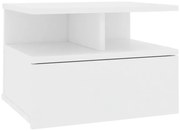 Wisząca nowoczesna szafka nocna biały mat H4-Z21