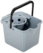 Szare wiadro do mopa z tworzywa z recyklingu Addis Eco Range, 12 l